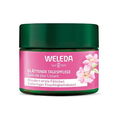 WELEDA glättende Tagespflege Wildrose & weißer Tee